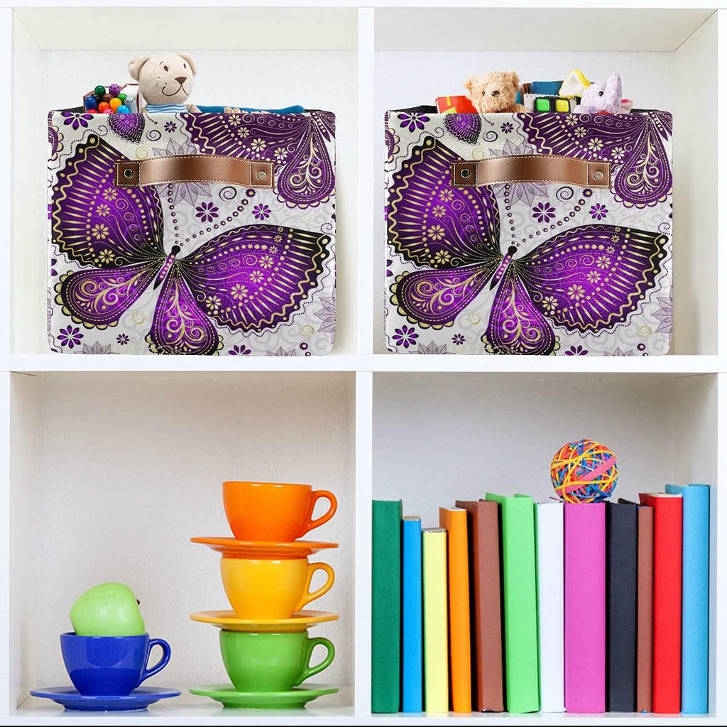 2pcs Waterproof Storage Bin Laundry Basket X97225