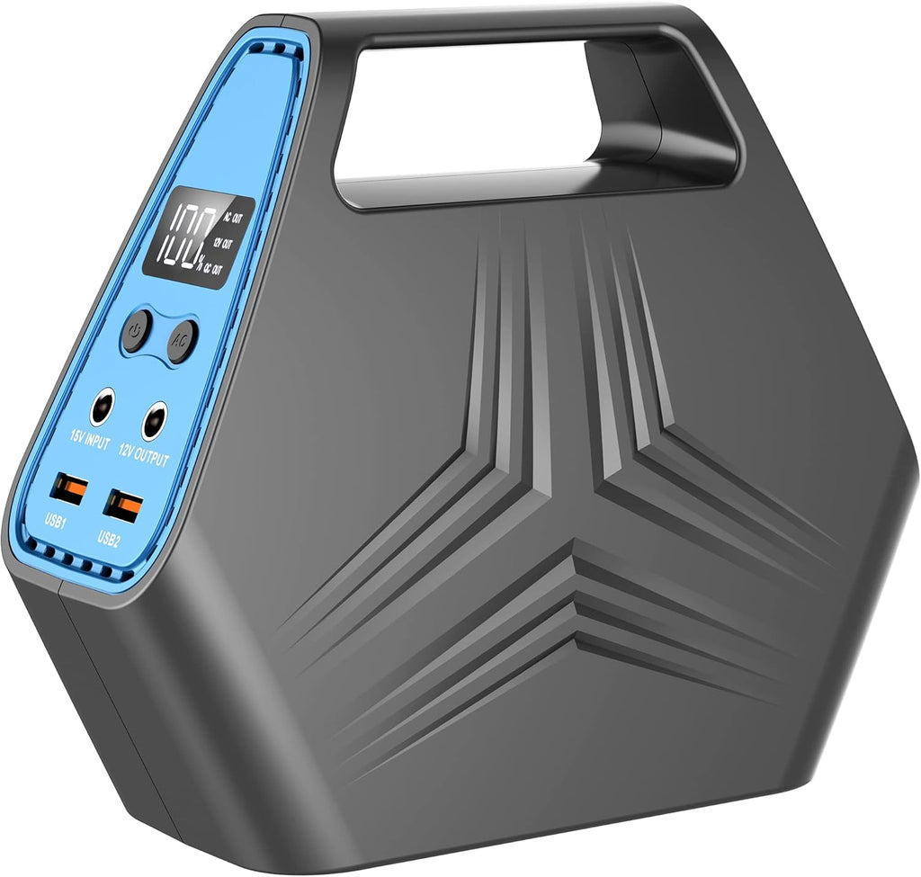 146Wh Portable Power Station with AC Outlet, DC Port, QC 3.0 USB Port G5306