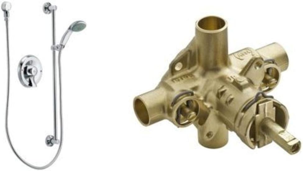 Chrome Pressure Balancing Hand Shower System F302