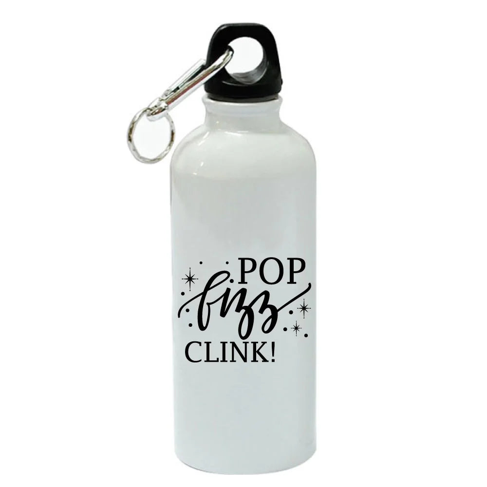White Aluminum 20 oz Water Bottle C328