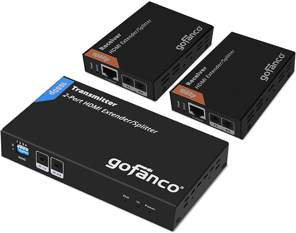 1x4 HDMI Extender Splitter 1080p Over Cat5e/Cat6/Cat7 with HDMI Loopout W70227