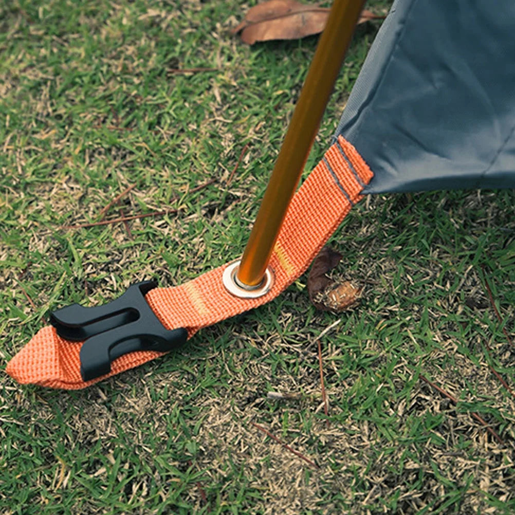 2Pcs Flexible Metal Tent Poles Folding Portable Camping Y2680
