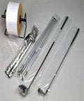 Clear 1.5 Mil Poly Tubing, 2900 ft. x 16x22 Width W70967