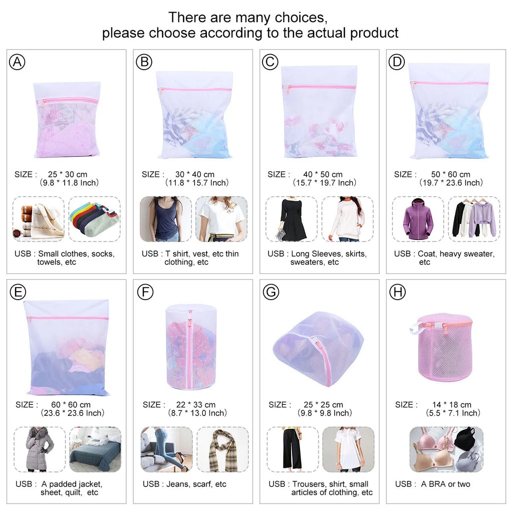 3Pack Mesh Laundry Bags for Washing Machines S650769