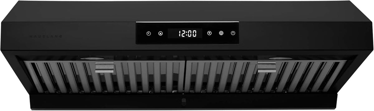 Matte Black Under Cabinet Range Hood with Touch Screen J6654