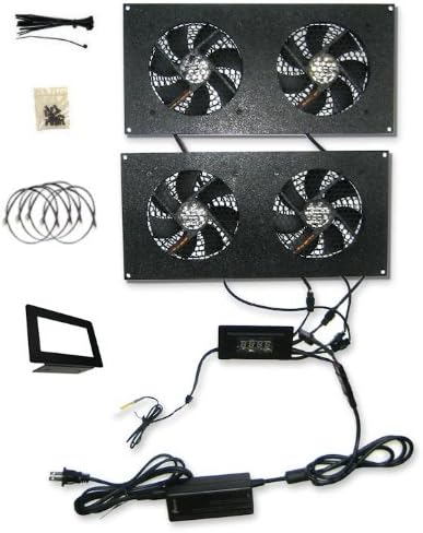 Two-Dual 120mm Kits with One LED Thermal Controller W686312