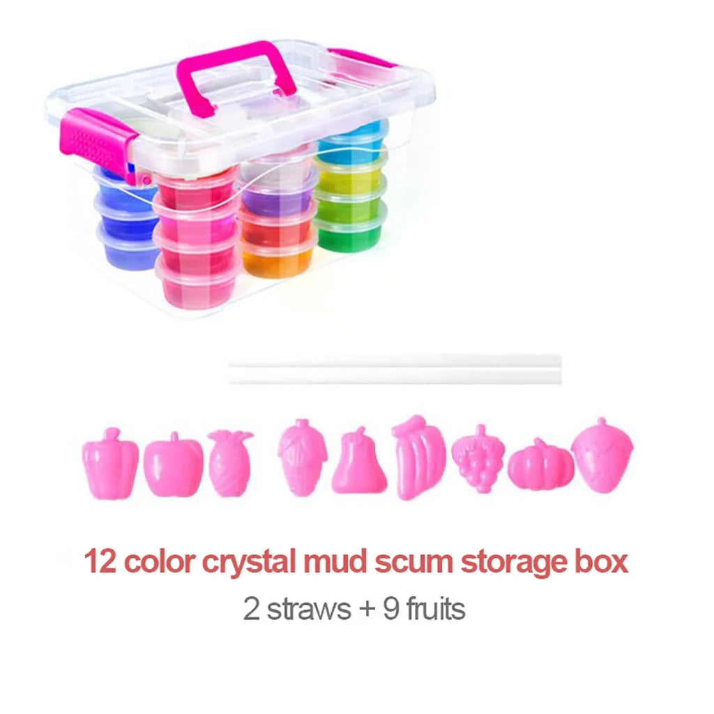 Crystal Mud Toys 12 Pcs Multicolor A68251
