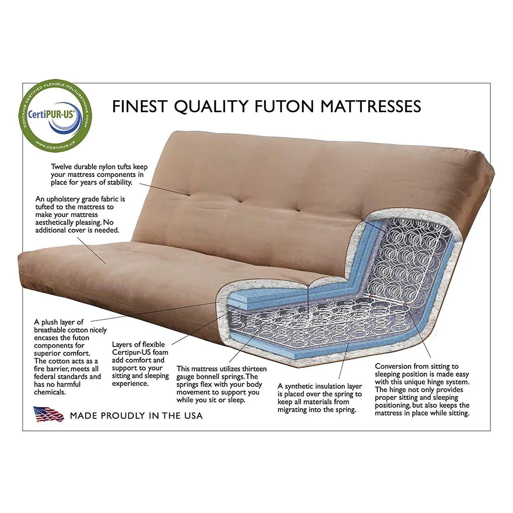 Gothic Grandeur Futon Frame with Mattress I40540