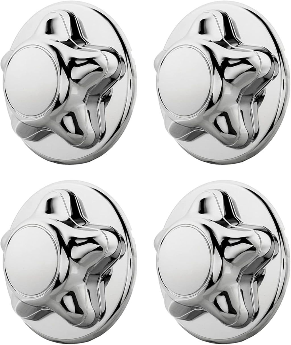 4 Pcs Chrome Wheel Center Hub Caps for Alloy Rim T5247