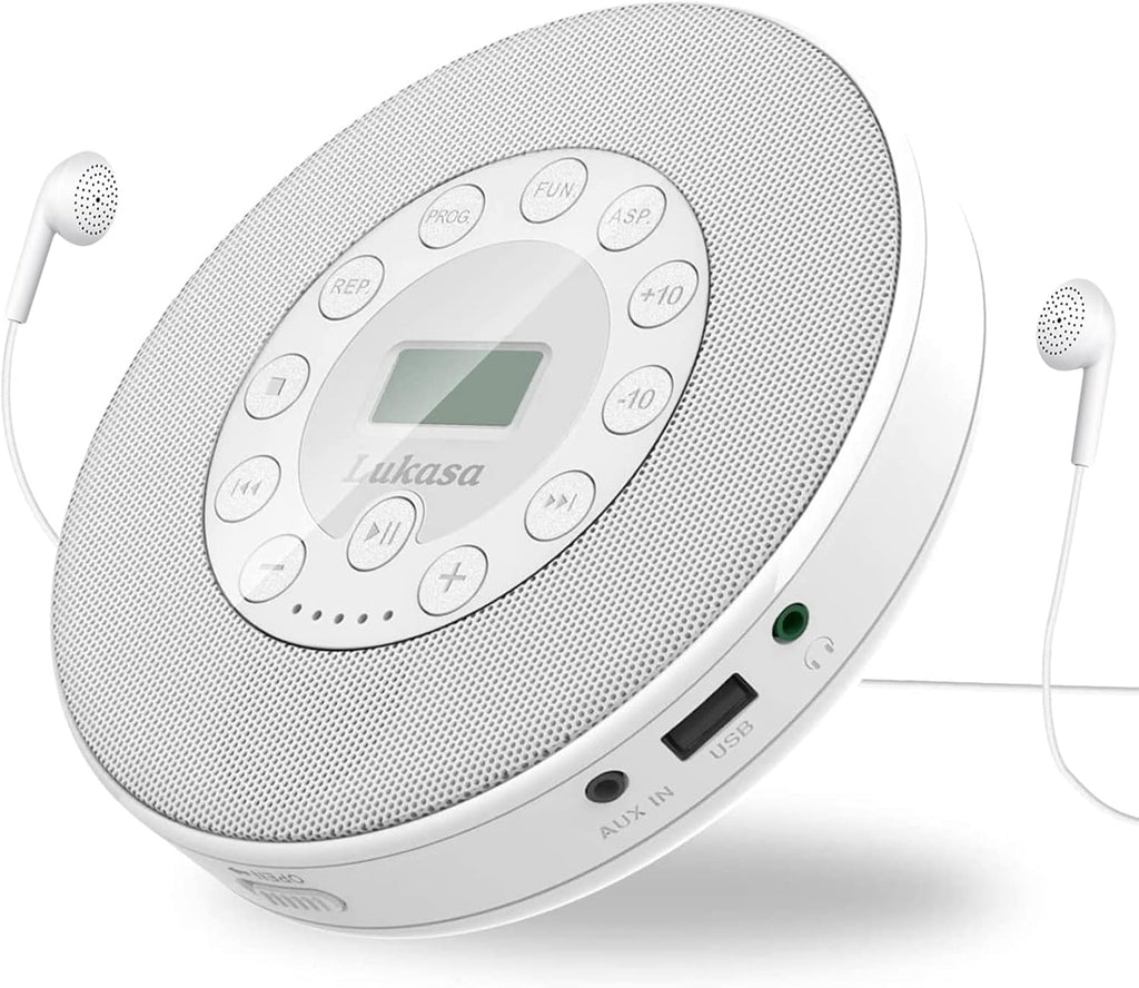 Rechargeable Portable Bluetooth CD Player with Stereo Speaker V4129
