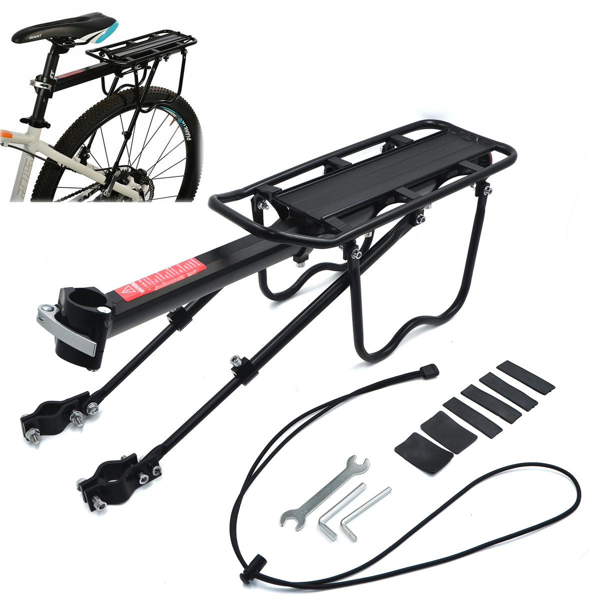 Rear Rack Bicycle Luggage Carrier Up30KG A8488