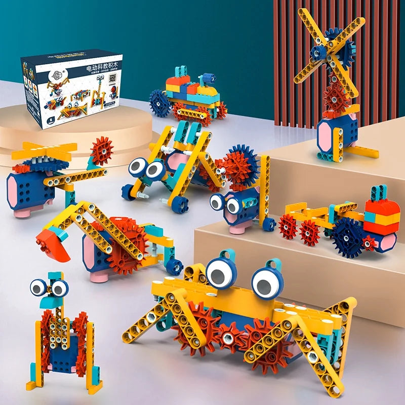 116PCS Motorized STEM Building Blocks Toy Set I5991