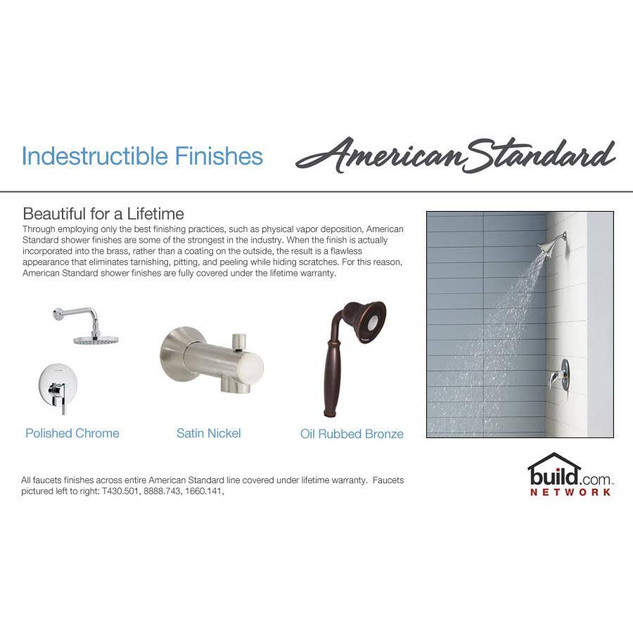 Polished Chrome Bath and Shower Trim Kit S1335