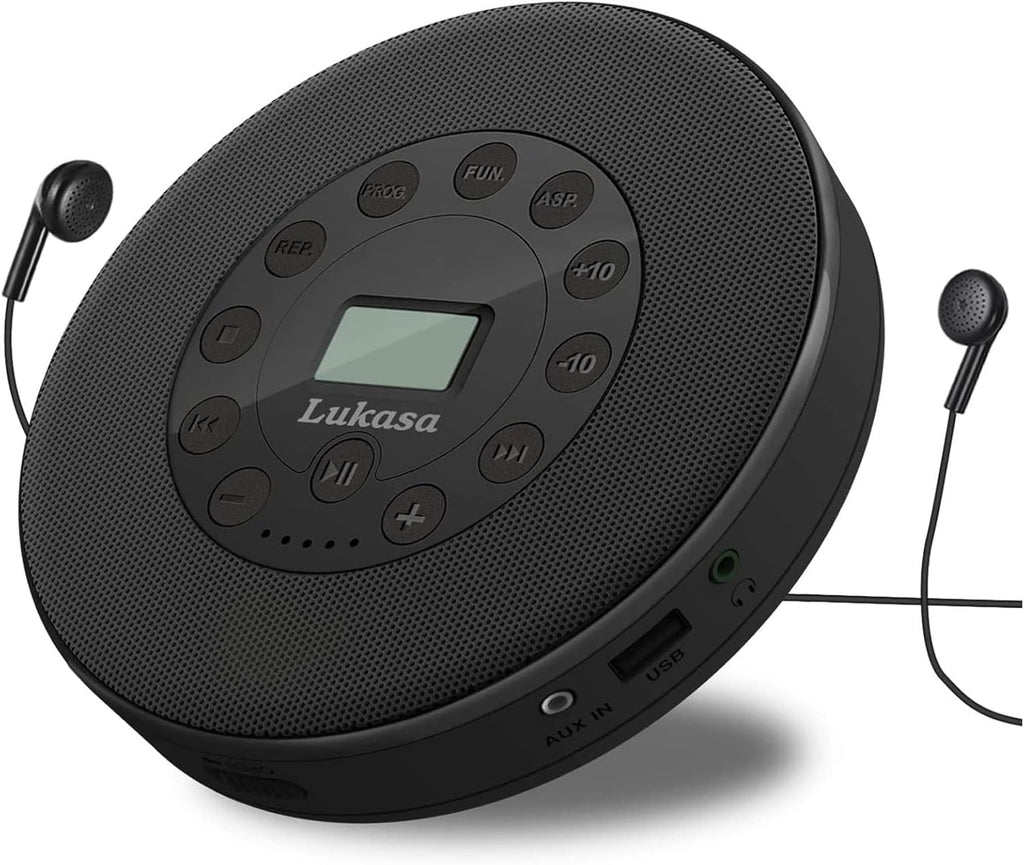Rechargeable Portable Bluetooth CD Player with Stereo Speaker V4129