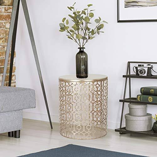 Gold Nesting Side Table Set of 2 D9504