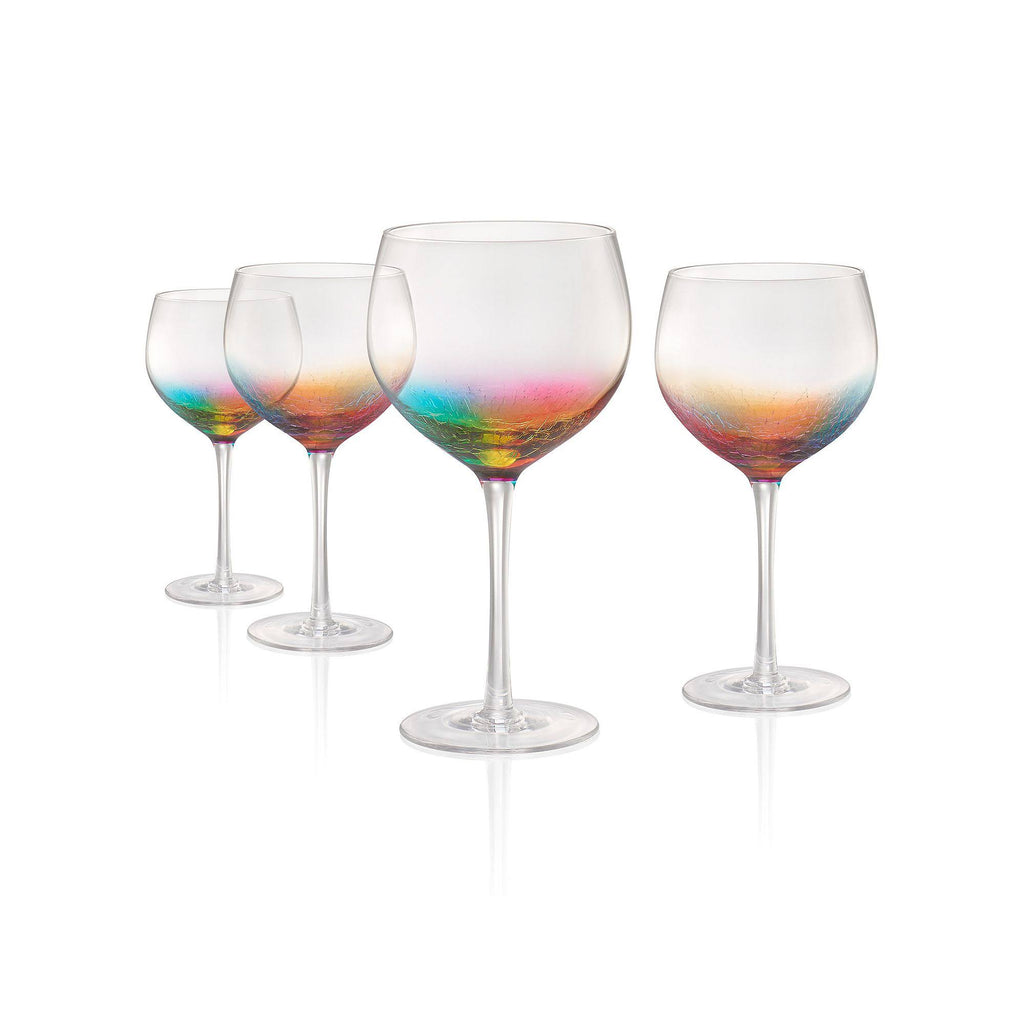 4-pc. Neon Gin Glass Set T7841