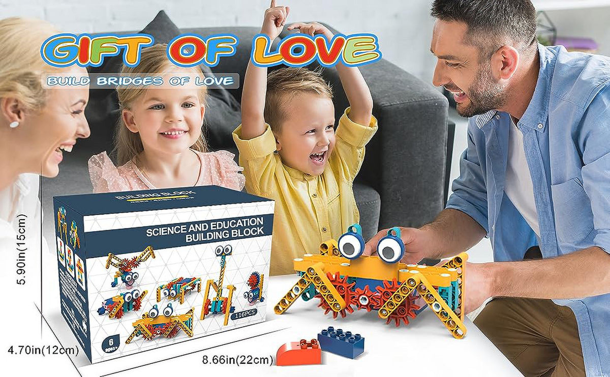 116PCS Motorized STEM Building Blocks Toy Set I5991