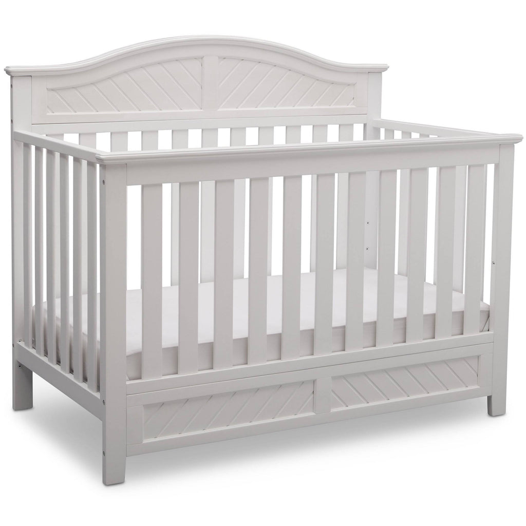 4-in-1 Convertible Crib, Bianca White C53201