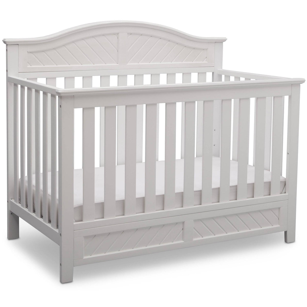 4-in-1 Convertible Crib, Bianca White C53201