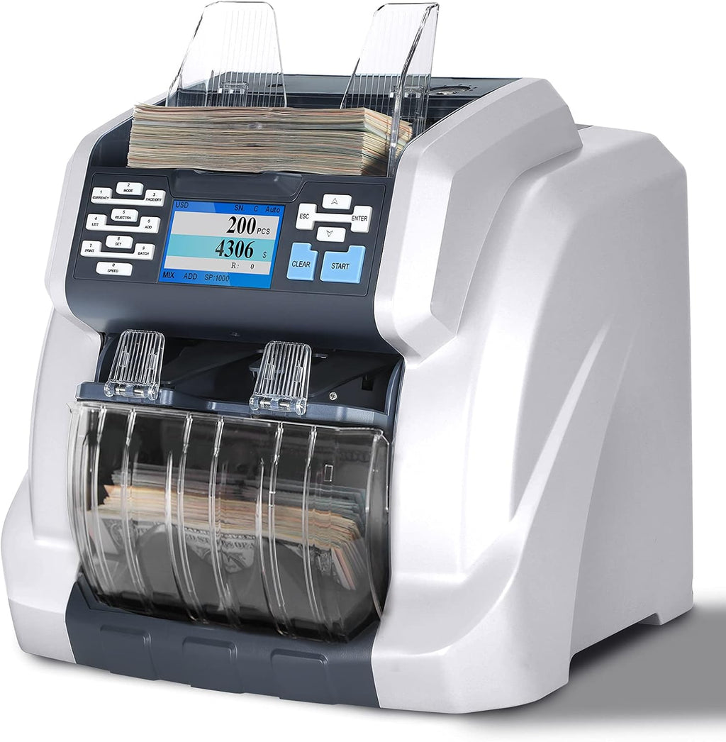 Two-Pocket Money Counter with Reject Pocket M6455