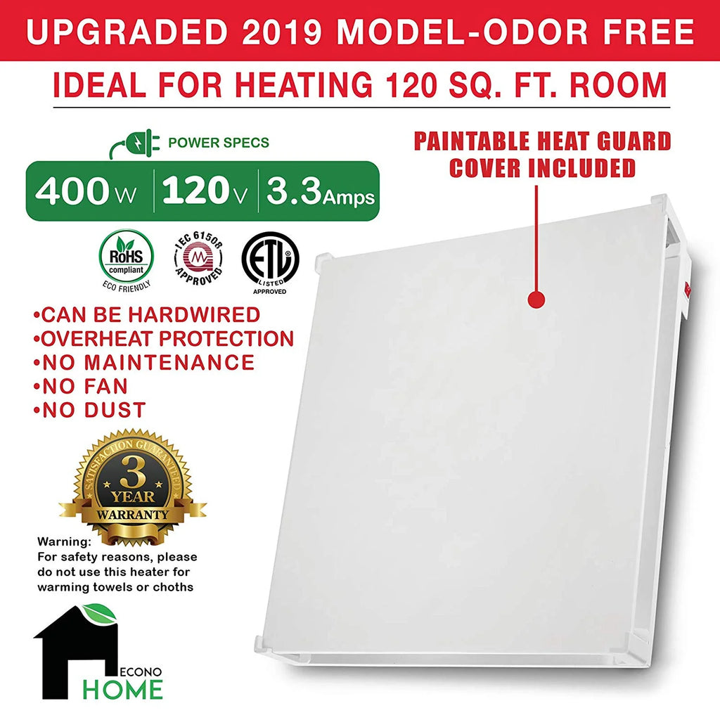 400W Convection Wall Mount Space Heater L137