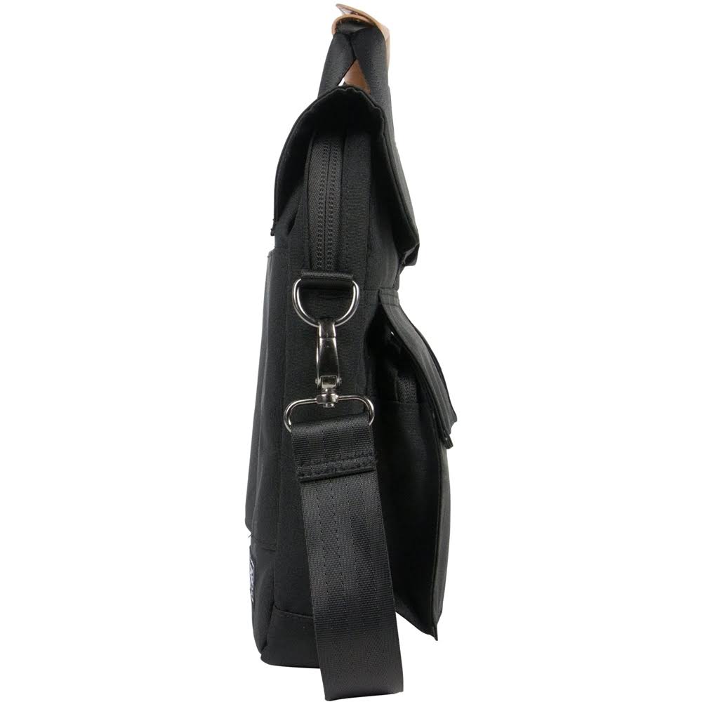 Notebook carrying shoulder bag - black Z752