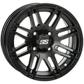 Matte Black 12x7 Alloy Wheel for Kawasaki MULE SX W524392