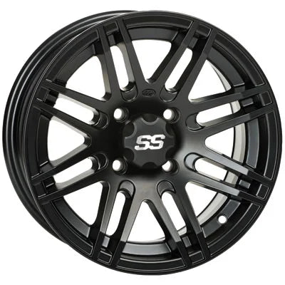Matte Black 12x7 Alloy Wheel for Kawasaki MULE SX W524392