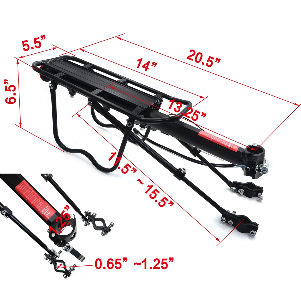Rear Rack Bicycle Luggage Carrier Up30KG A8488