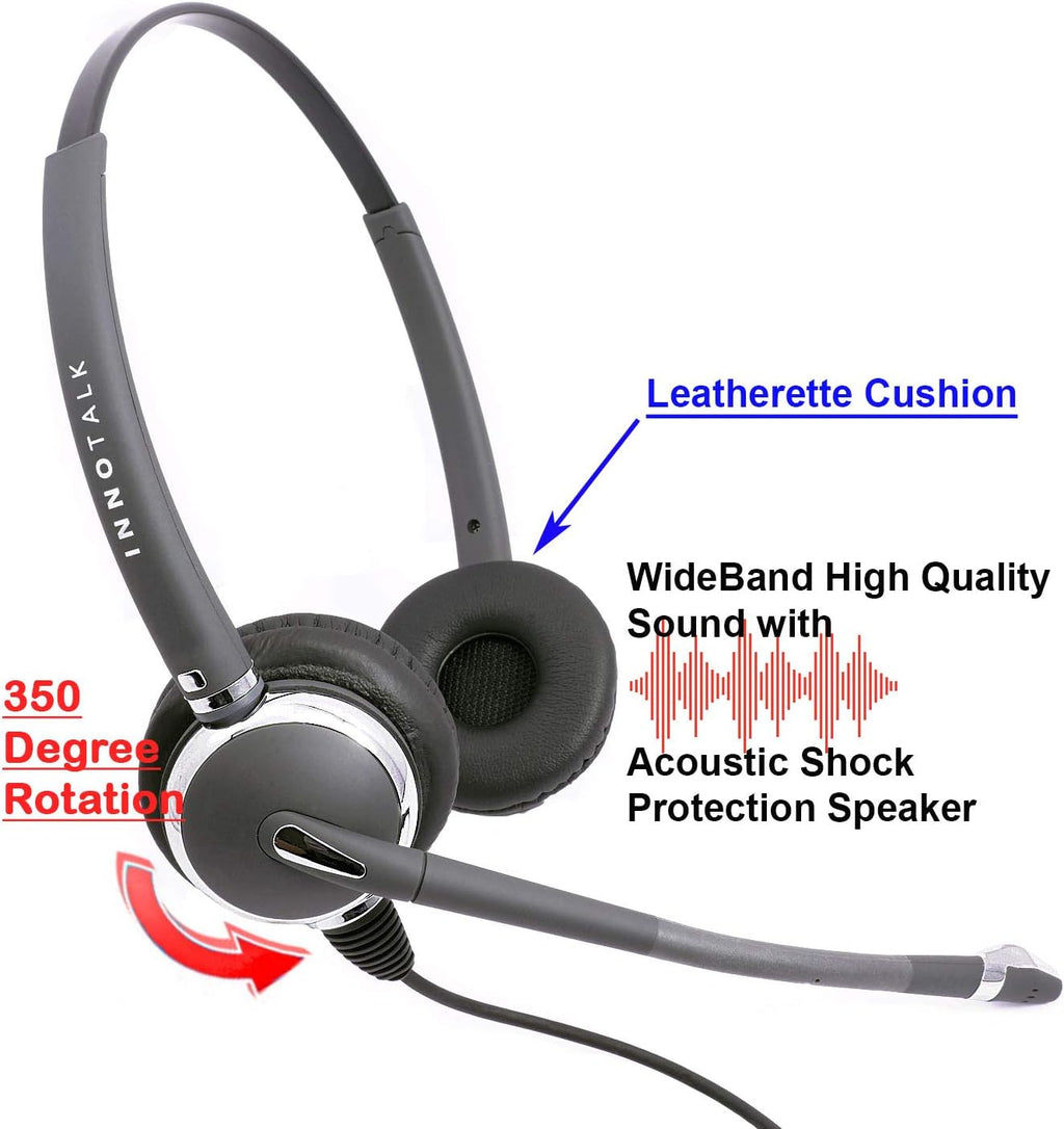 Binaural Headset with Noise Cancelling Mic V500