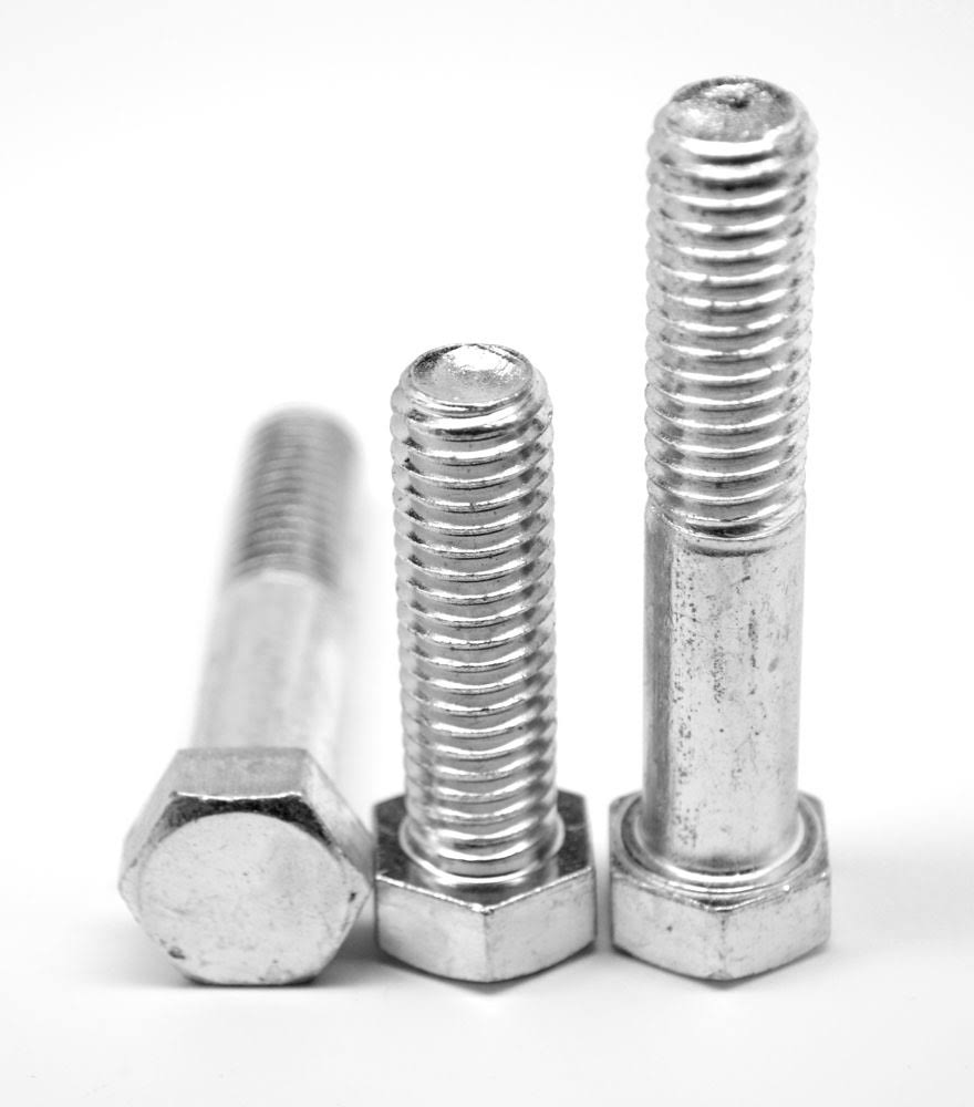 7/16x22-14 x 6 1/2x22 Coarse Thread Grade 5 Hex Cap Screw Medium Carbon Steel Zinc Plated Pk 25 K130388
