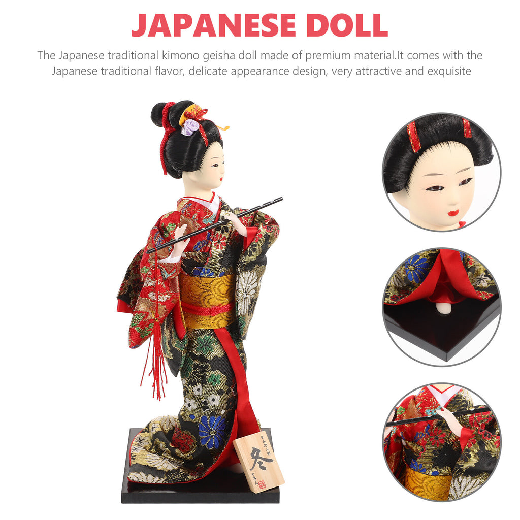 Antique Asian Dolls Girl Figurine Ornaments F986