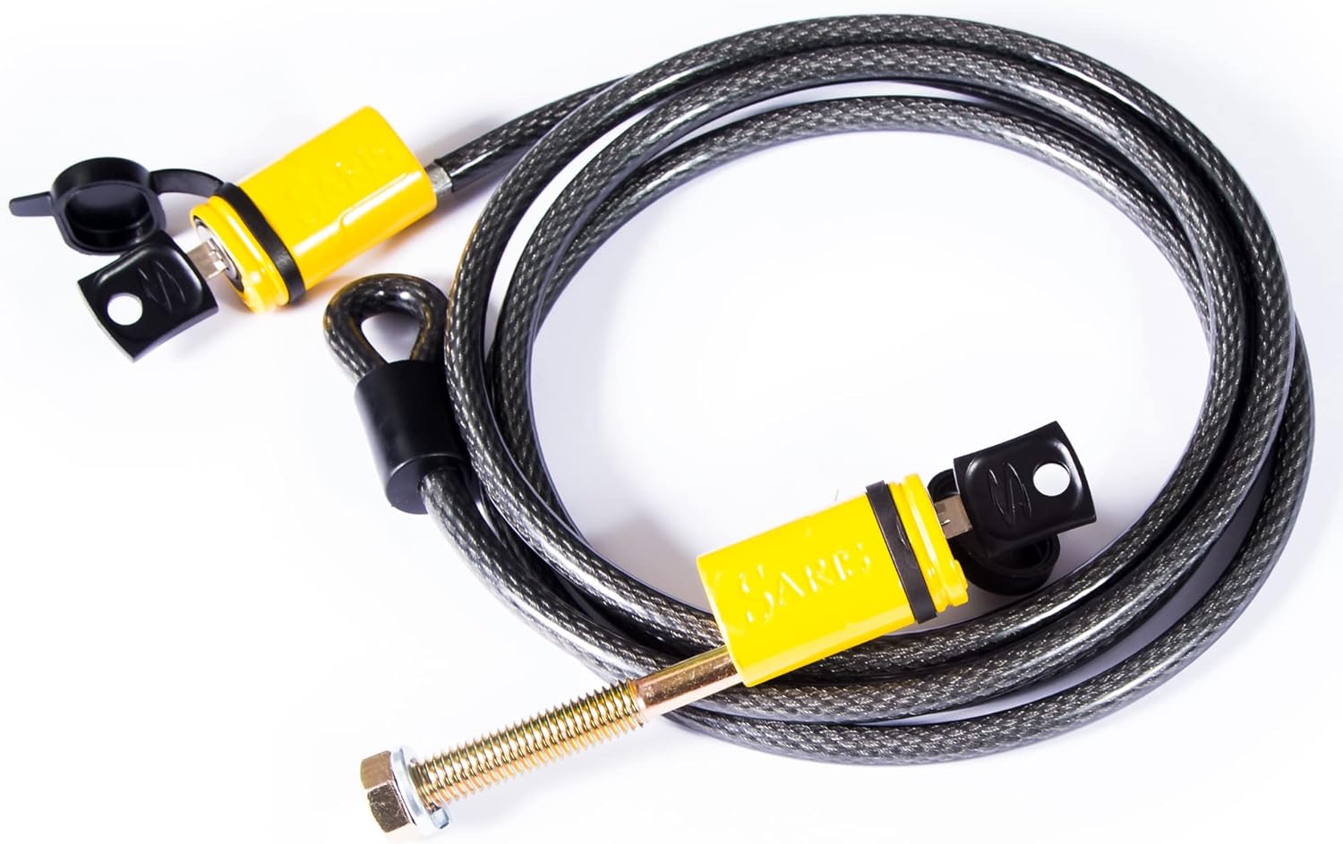 Bike Locking Cable and Locking Hitch Tite Combo, Black, Pack of 2 S13070
