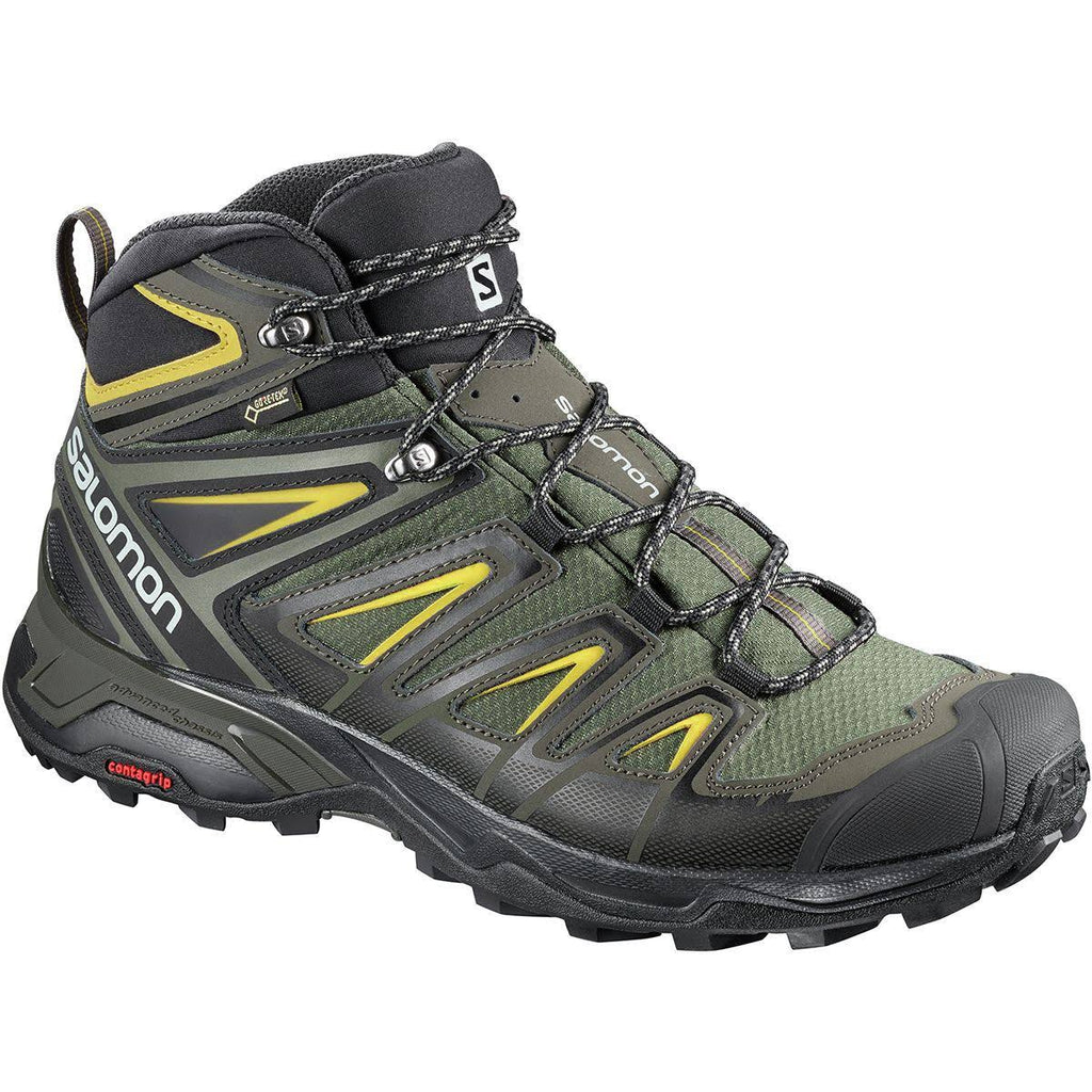 Castor Gray Black Green Sulphur Mid Hiking Boots D934