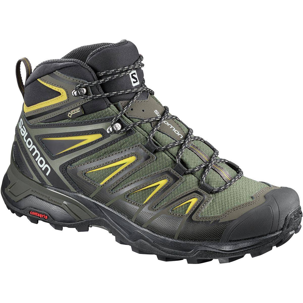 Castor Gray Black Green Sulphur Mid Hiking Boots D934