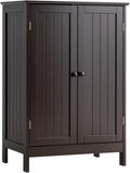 Brown Wooden Floor Storage Cabinet 23.5x14x34 inches Z489