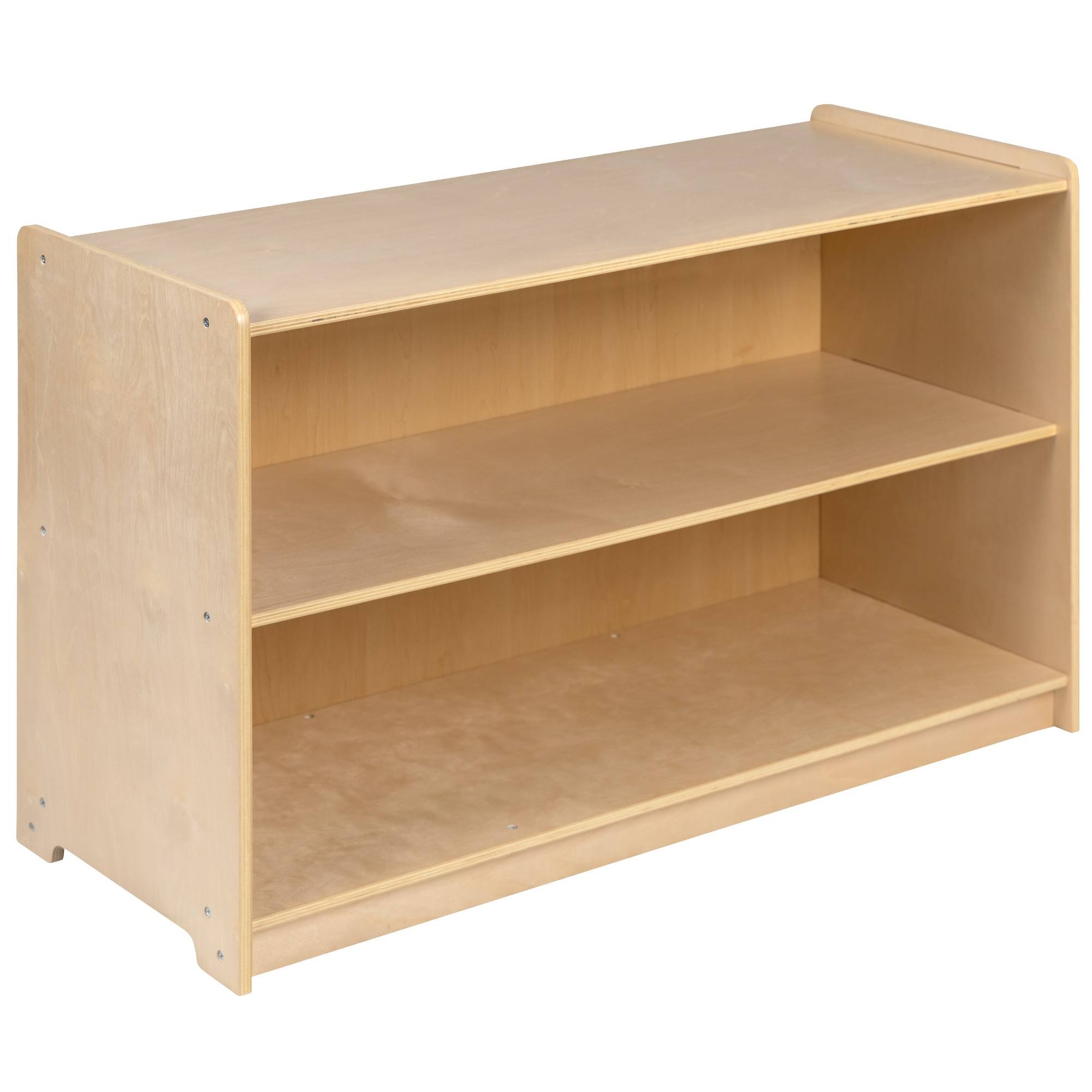 Wooden 2 Section School Classroom Storage Cabinet W6341