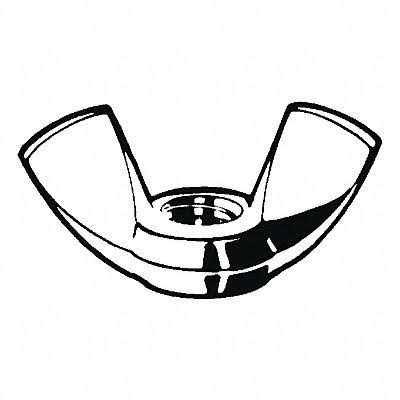Wing Nut, steel, pk725 N9445