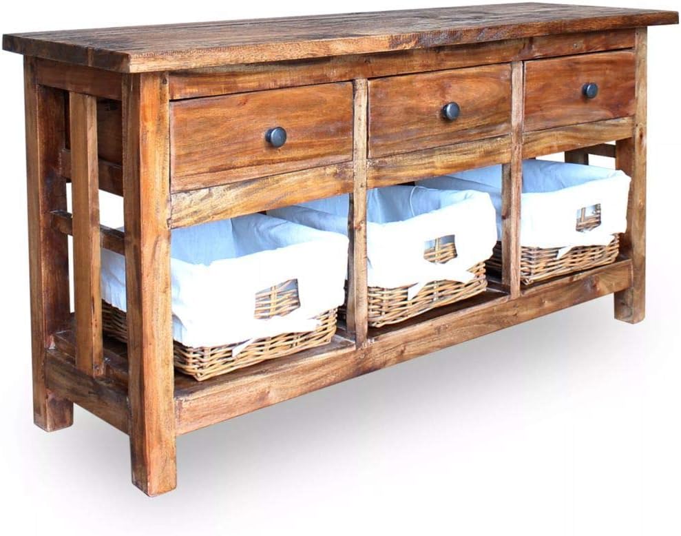 Wooden Sideboard with 2 Drawers Q5438