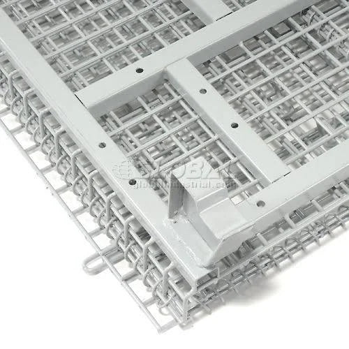 Folding Wire Container, 4000 lb Capacity U41117
