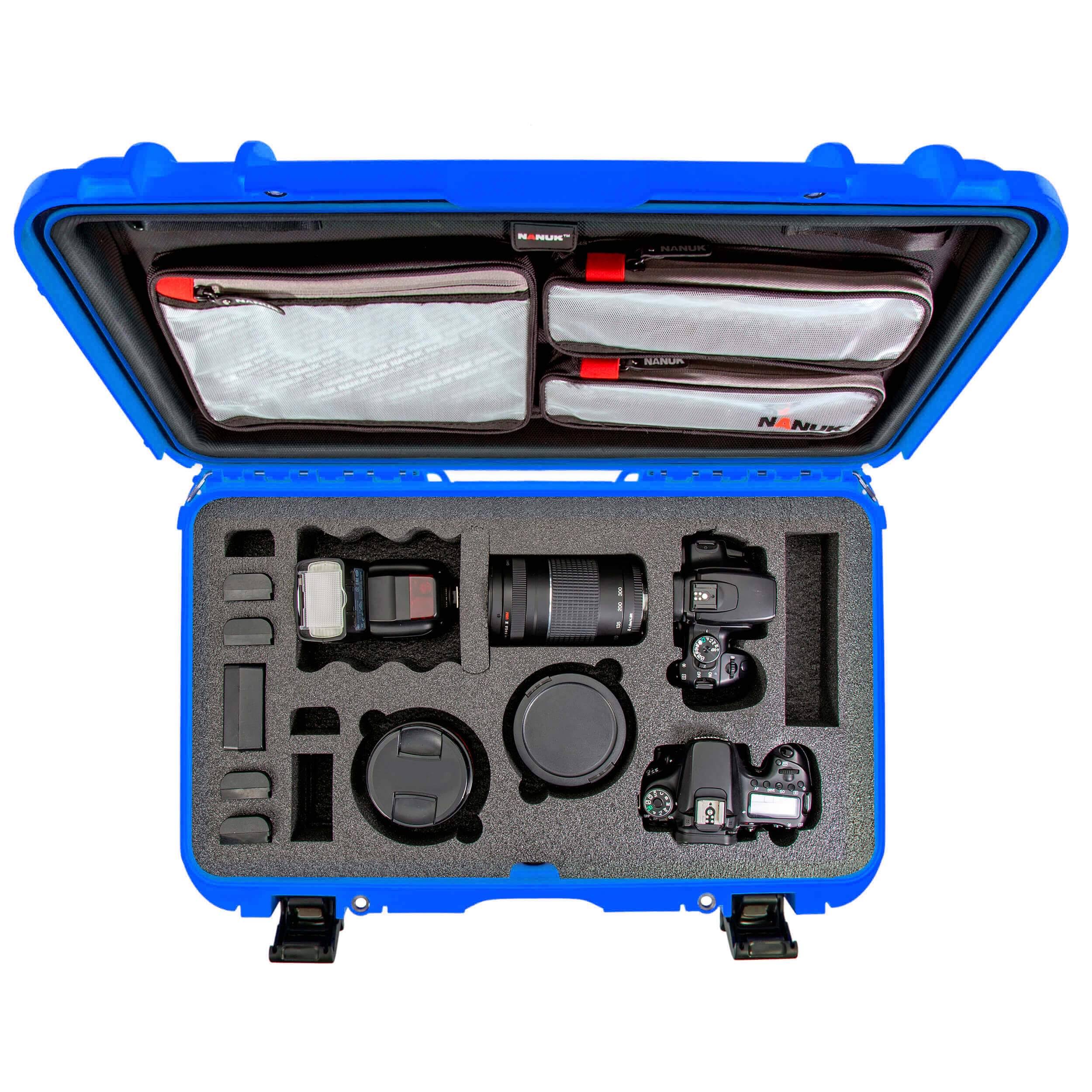 Yellow DSLR Camera Case with Lid Organizer B69522