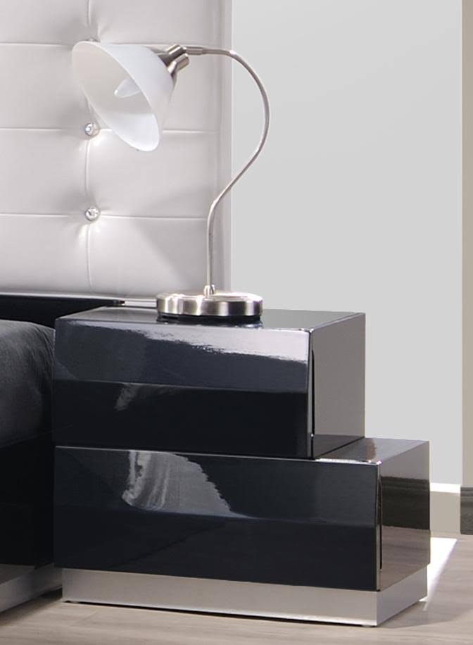 5pc Bedroom Set Black Lacquer T897