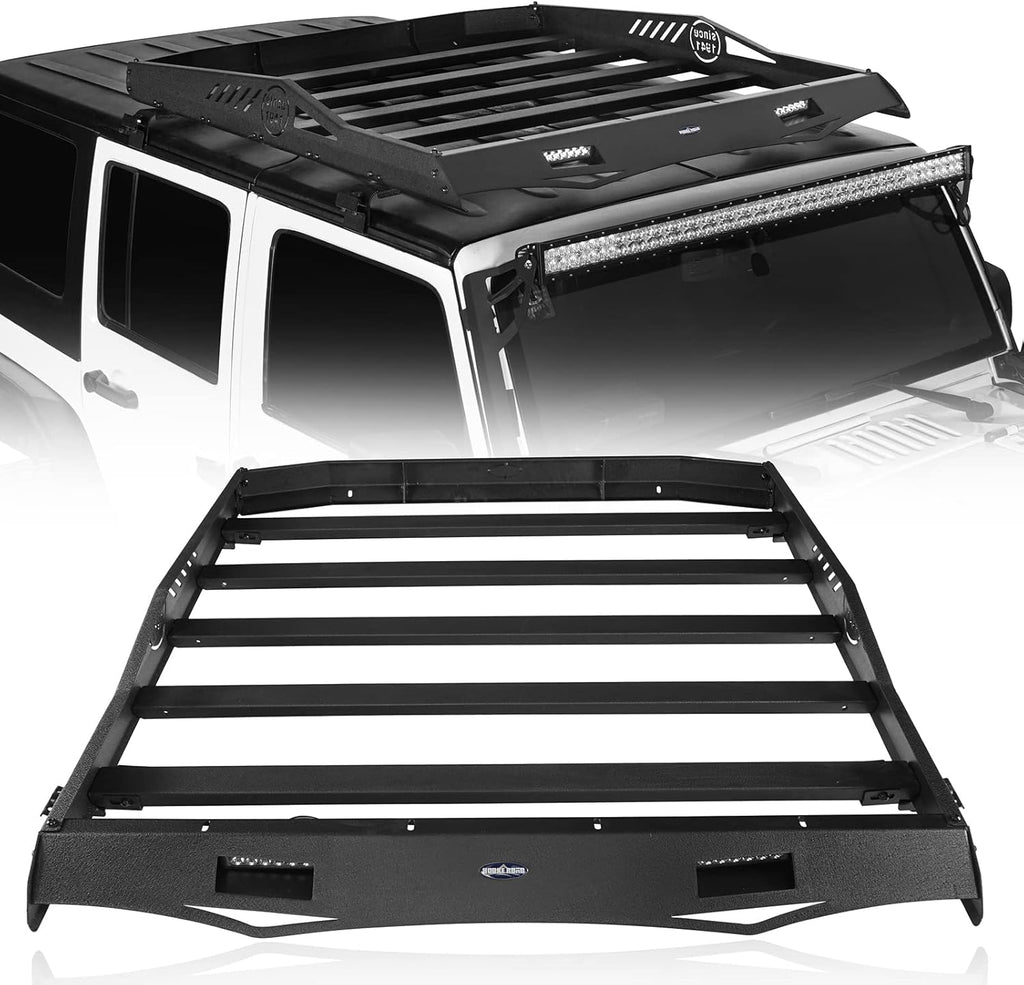 Hard Basket Roof Rack Carrier with Wind Deflector N90290