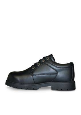 Black Leather Savoy SR Shoes S827623