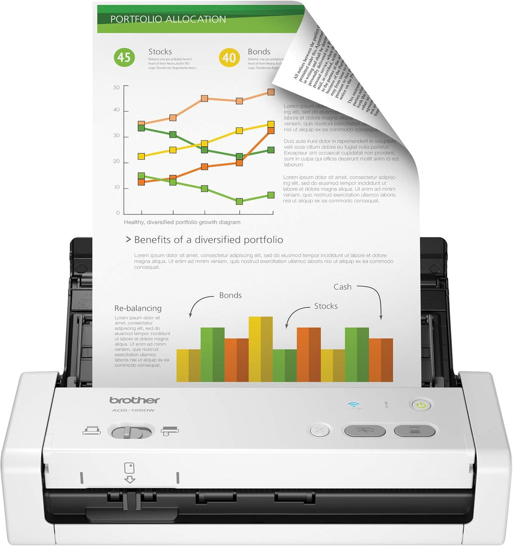 Wireless Portable Compact Desktop Scanner Y966