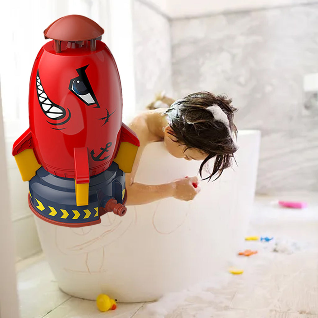 Rocket Launcher Toys Outdoor Water Pressure Lift Sprinkler Toy red G70682
