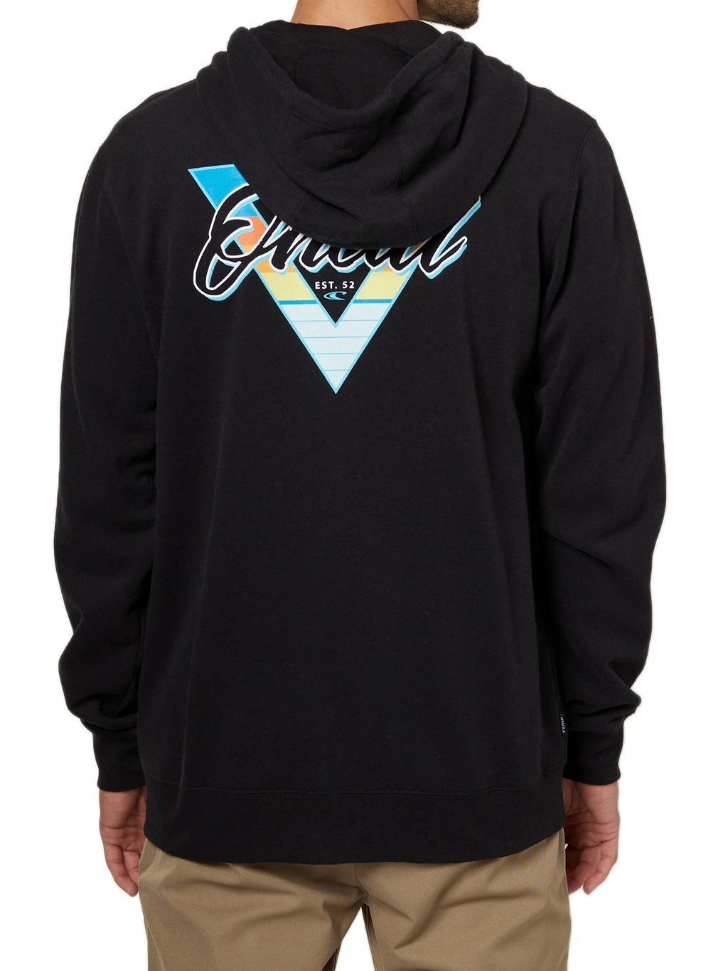 Black Bermuda Zip Hoodie O600811