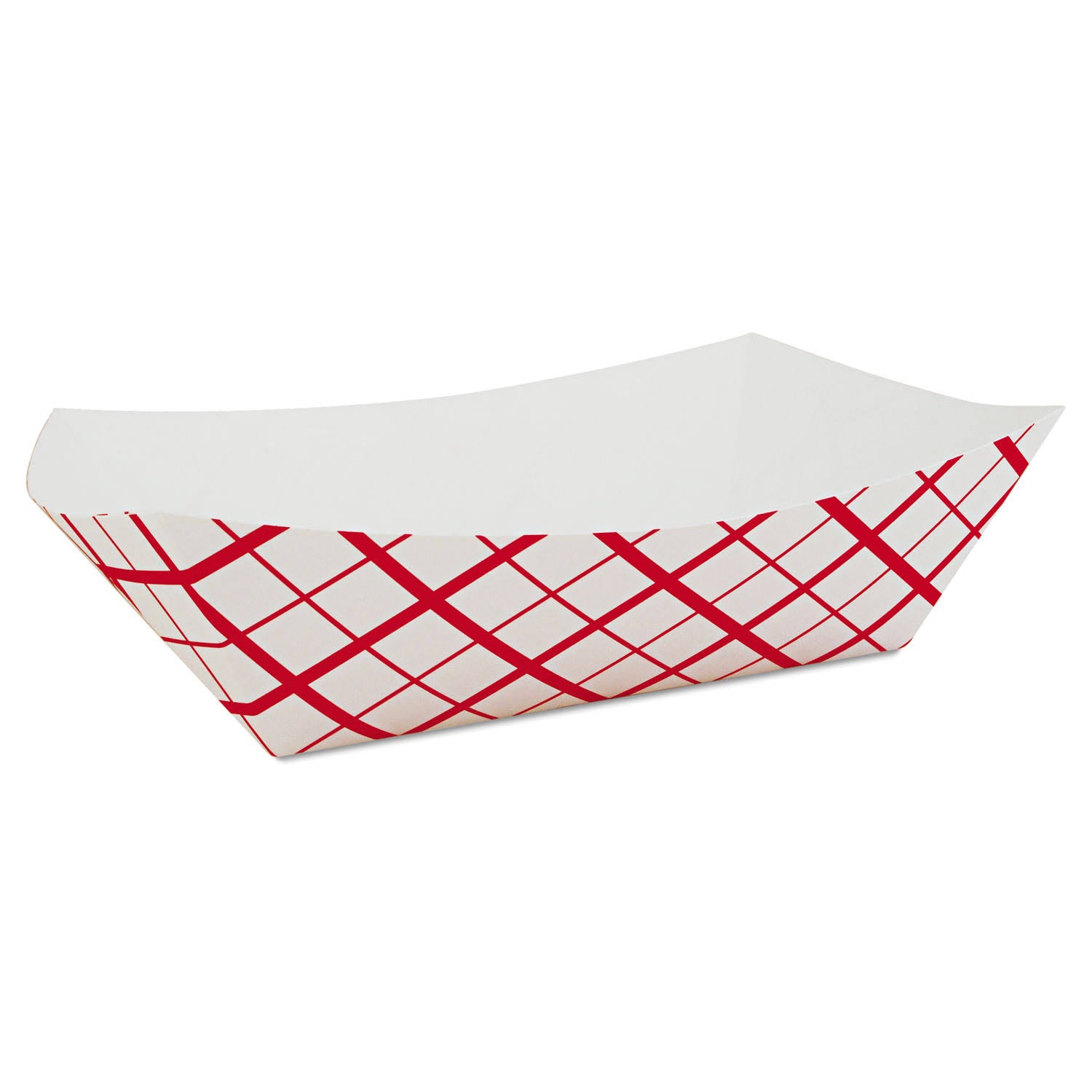 Red/White Checkerboard Paper Food Baskets, 250/Carton Z6983