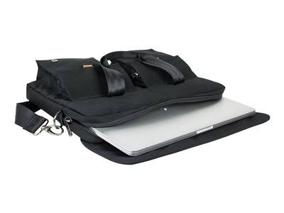 Notebook carrying shoulder bag - black Z752