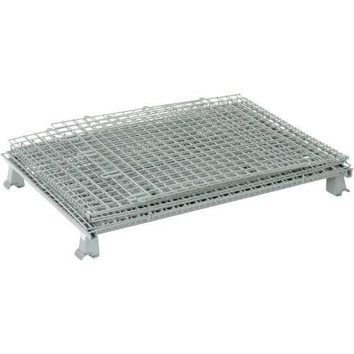 Wire Mesh Folding Container, 3000 lb. Capacity U768551